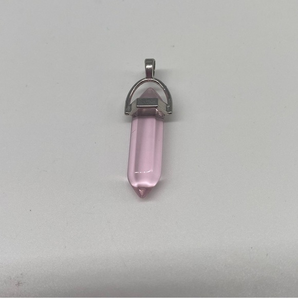 Fashion Natural Stone Crystal Pillar Pendants Jewelry Making DIY Necklace 1pc - Picture 11 of 11